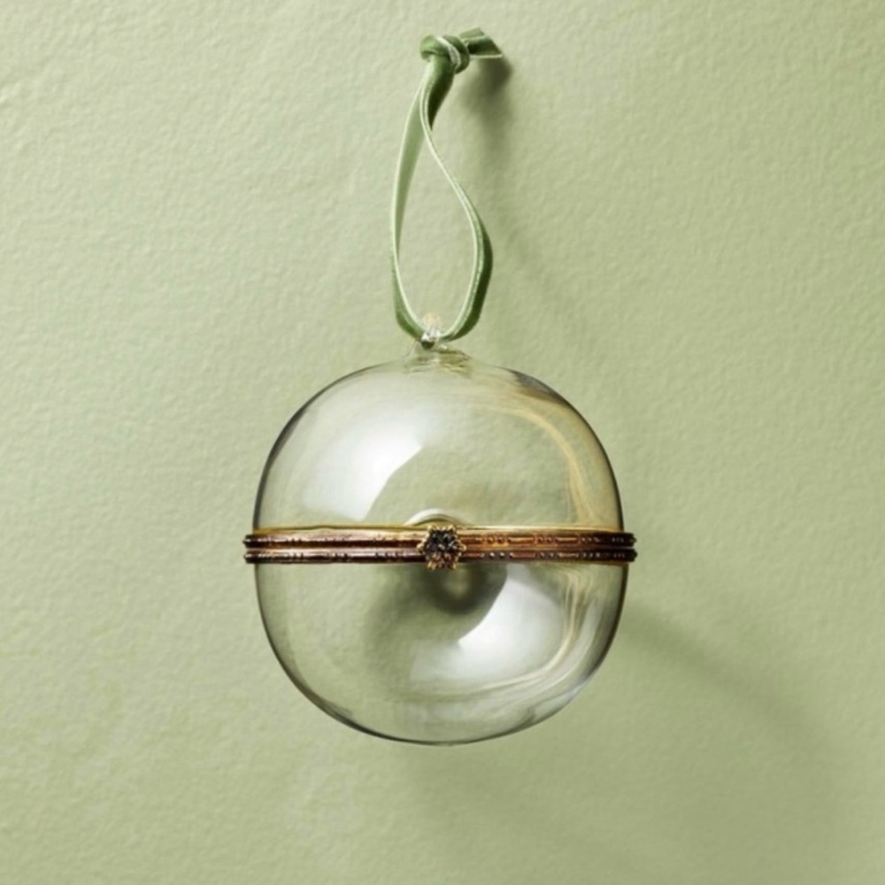 Smooth Hinged Glass Christmas Tree Ornament - Hearth & Hand with Magnolia